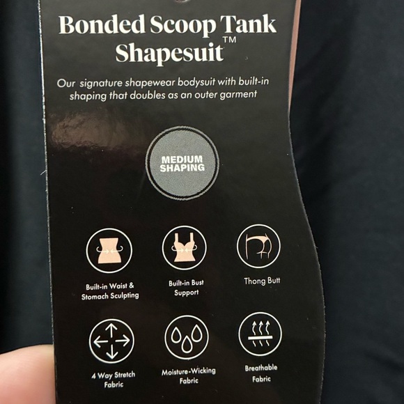 🆕 PINSY Scoop Tank Hourglass Shapewear Thong
Bodysuit Black S🆕 - Picture 11 of 13